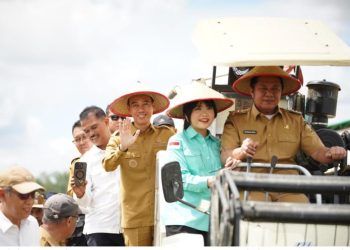 Dandim 0402/OKI Panen Raya Padi Serentak di 14 Provinsi