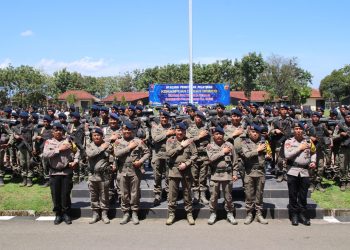 Upacara Penutupan Latihan Kemampuan Dasar Brimob