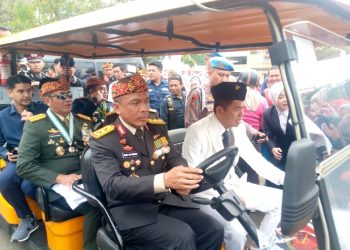 Polda Jabar Gelar Upacara Puncak HUT Bhayangkara ke-79, Gubernur Jabar Dedi Mulyadi Bertindak Selaku Inspektur Upacara