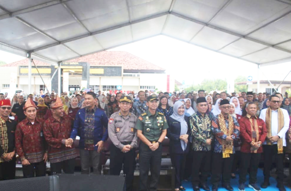 Kasdim 0402 OKI-OI Hadiri Festival Pendidikan Sumatera Selatan di BPMP Indralaya