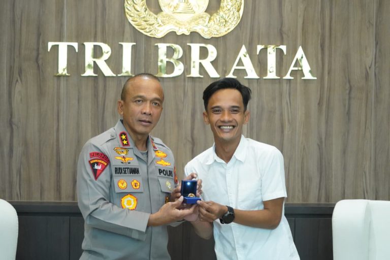 Dukung Program Sauyunan Jaga Lembur, IJTI Jawa Barat Silaturahmi ke Kapolda Jabar