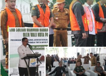 Kasdim 0418/Palembang Hadiri Peresmian PLTS Hybrid di Masjid Agung SMB Jayo Wikramo