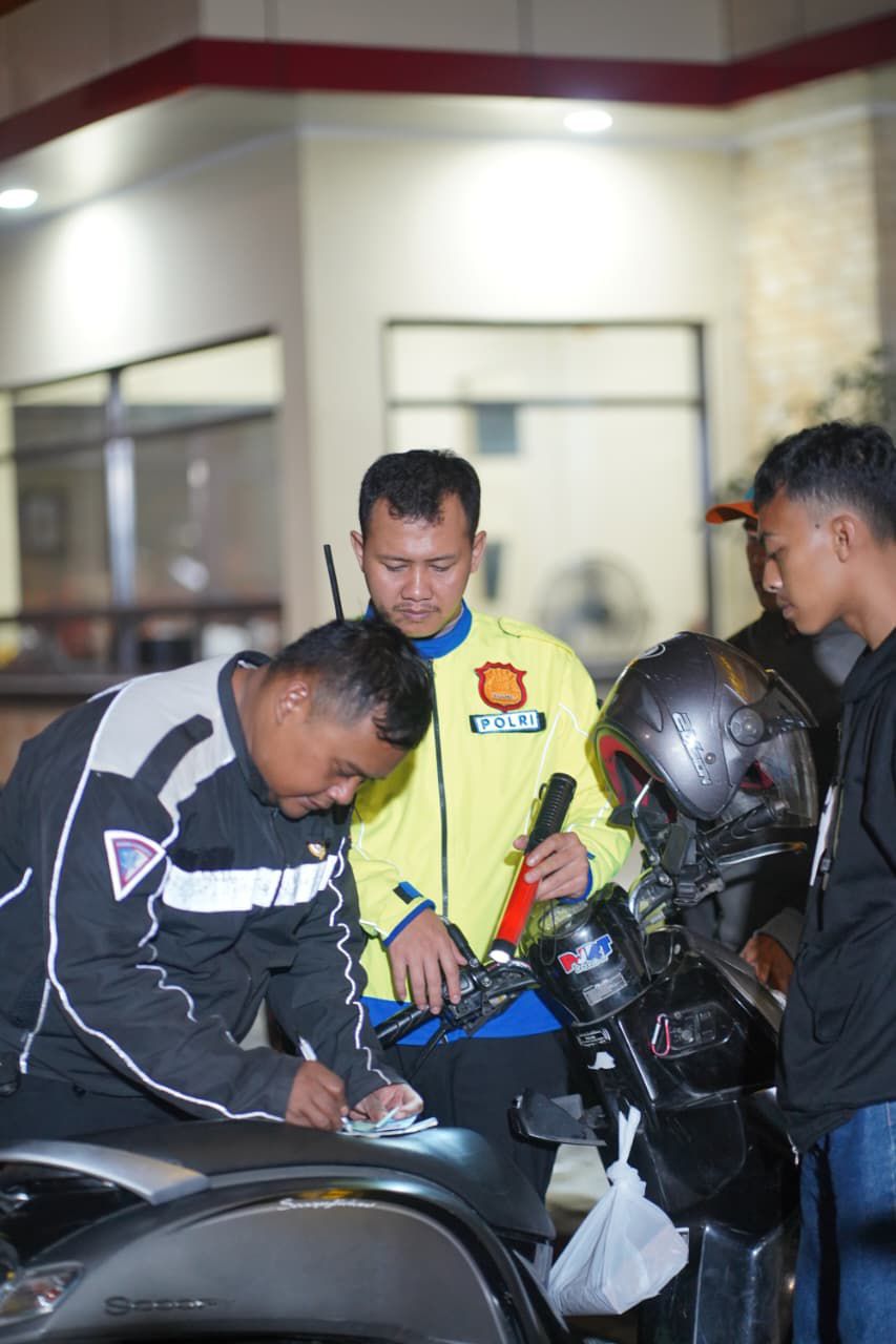 Polisi Gelar Patroli KRYD, Amankan 22 Motor Berknalpot Brong dan 1 Terduga Pengguna Narkoba