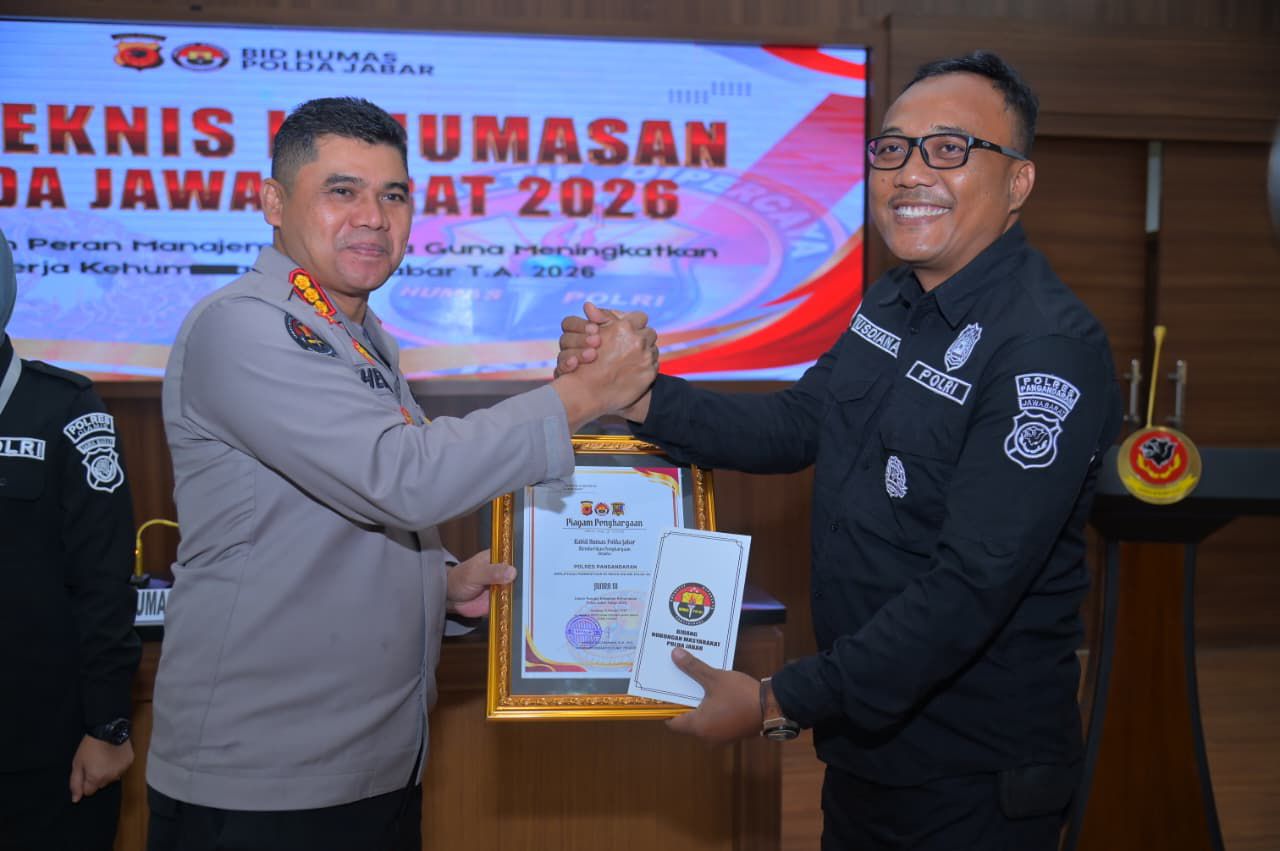 Sie Humas Polres Pangandaran Raih Juara 3 Kategori Amplifikasi Pemberitaan Media Online Polda Jabar