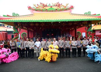 Wakapolda Jambi Monitoring Perayaan Imlek, Pastikan Keamanan di Kelenteng dan Vihara
