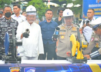 Polda Jabar Sita 4.500 Knalpot Bising Selama Ops Zebra Lodaya 2025
