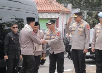 Kapolda Jabar Sambut Kunjungan Kapolri di Tenjolayar Majalengka