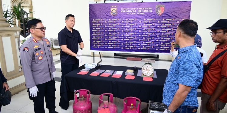 Polda Jambi Bongkar Kecurangan LPG 12 Kg, Isi Tabung Dikurangi hingga 2 Kilogram