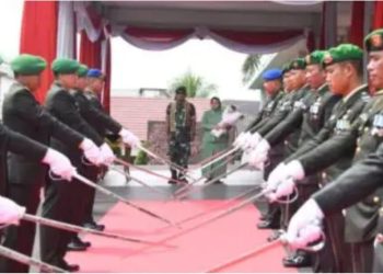 Sarat Tradisi dan Kehormatan, Estafet Kepemimpinan di Korem 044/Gapo Resmi Bergulir