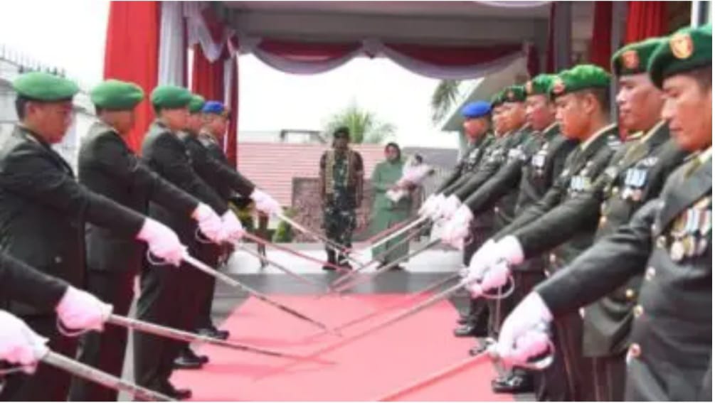 Sarat Tradisi dan Kehormatan, Estafet Kepemimpinan di Korem 044/Gapo Resmi Bergulir