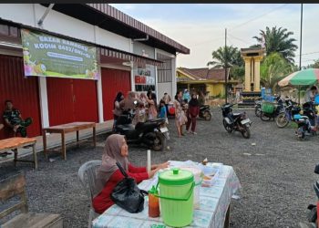 Manfaatkan Halaman Koperasi Merah Putih, Kodim 0402/OKI-OI Gelar Bazar Ramadan yang Banjir Pengunjung