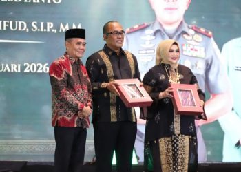Wakil Bupati Ogan Ilir Hadiri Upacara Lepas Sambut Komandan Korem 044/Gapo