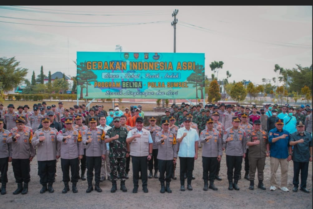 Gerakan Indonesia ASRI Digelar Serentak, Bupati Ogan Ilir Dukung Program BELIDA Polda Sumsel