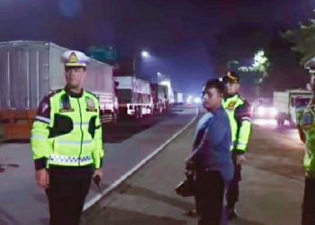 Arus Mudik dan Balik Lebaran, Puluhan Truk Sumbu Tiga Terjaring Petugas di Sukabumi Kota
