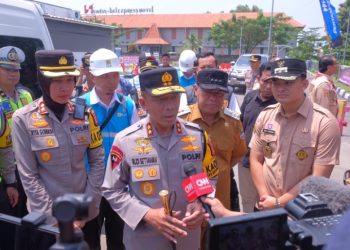 Kapolda Jabar Cek Kesiapan Pos Pengamanan dan Pelayanan Rest Area Km 166 A Tol Cipali