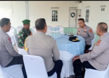 Polres OKI Amankan Ibadah Kamis Putih dan Jumat Agung, Kapolres Eko Rubiyanto Turun Langsung