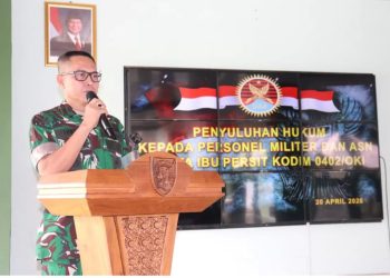 Cegah Pelanggaran, Kodim 0402/OKI-OI Perkuat Pemahaman Hukum Prajurit dan Keluarga
