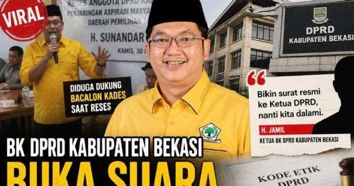 BK DPRD Kabupaten Bekasi Buka Suara Terkait Dugaan Pelanggaran Etik H. Sunandar, Publik Pertanyakan Ketegasan
