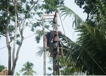 Masuki Tahap Lanjutan, Satgas TMMD Kodim 0402 OKI Mulai Pengerjaan Sumur Bor ke-4