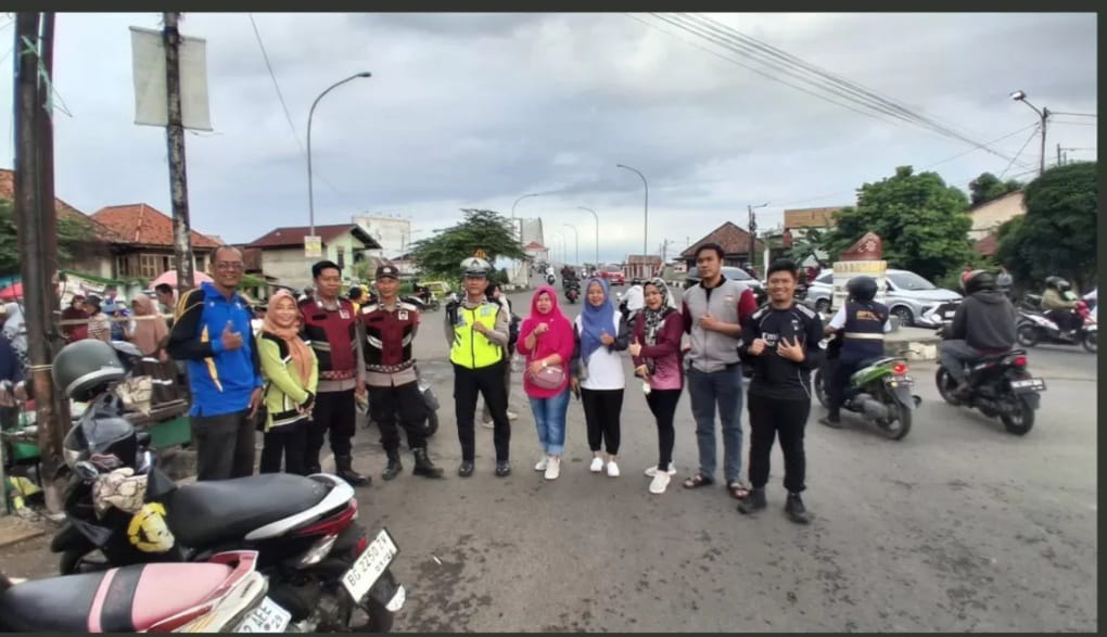 Kapolrestabes Palembang Pantau Langsung Pengamanan Kawasan Bebas Kendaraan Tahap I