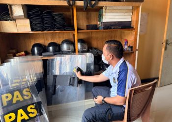 Perkuat Keamanan, Lapas Kelas I Palembang Pastikan Senjata Api Terawat dan Siap Operasional