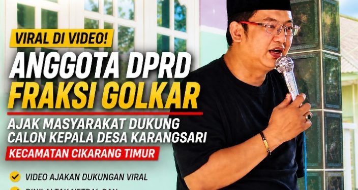 Diduga “Cawe-cawe” Pilkades Saat Reses, Oknum Anggota DPRD Bekasi Fraksi Golkar Blokir Kontak Wartawan