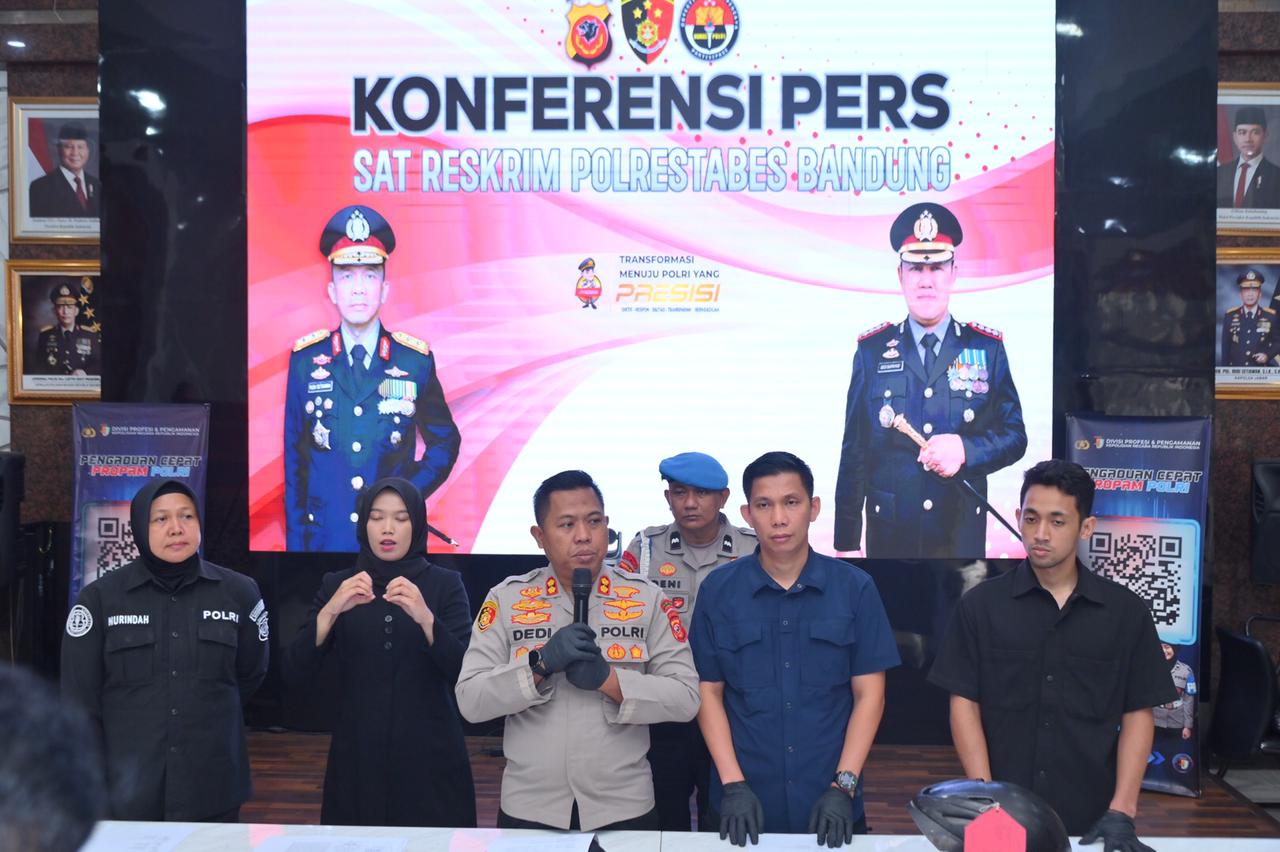Konferensi Pers Tindak Pidana Pemerkosaan dan Curas