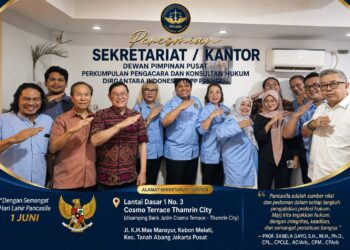 Semangat Hari Lahir Pancasila Menjadi Tonggak Peresmian Sekretariat DPP PPKHDI di Jakarta Pusat