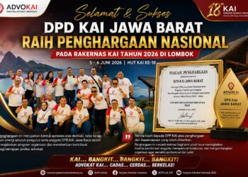 DPD KAI Jawa Barat Raih Penghargaan Nasional pada Rakernas KAI 2026 di Lombok