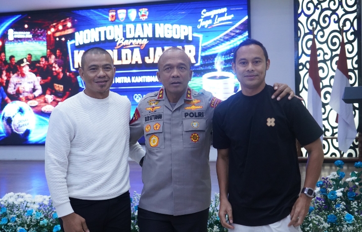 Atep dan Tantan Jadi Magnet di Acara “Nonton dan Ngopi Bareng Kapolda Jabar”, Kehadiran Mereka Bawa Energi Positif
