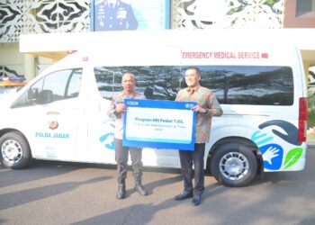 Polda Jabar Terima Bantuan Ambulance Mini ICU dari BRI untuk Tingkatkan Pelayanan Kesehatan