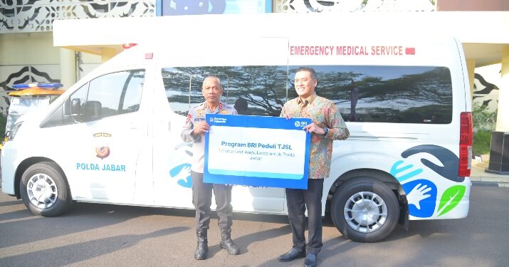 Polda Jabar Terima Bantuan Ambulance Mini ICU dari BRI untuk Tingkatkan Pelayanan Kesehatan
