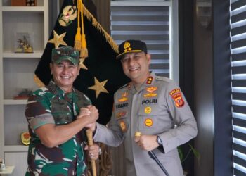 Kapolda Jabar Silaturahmi ke Pussenif TNI AD, Perkuat Sinergitas TNI–Polri