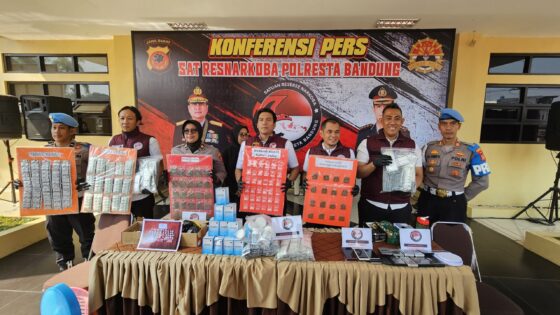 Polresta Bandung Ungkap 105 Kasus Narkoba dan Obat Keras Ilegal, Selamatkan 175 Ribu Jiwa dari Bahaya Penyalahgunaan