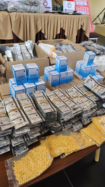 784.500 Butir OKT Berbagai Merek Disita, Satres Narkoba Polresta Bandung Bongkar Gudang Penyimpanan Obat Ilegal