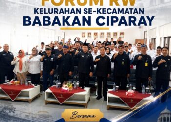 Wakil Wali Kota Bandung Hadiri Pelantikan Forum RW se-Kecamatan Babakan Ciparay, Perkuat Sinergi Warga dan Pemerintah