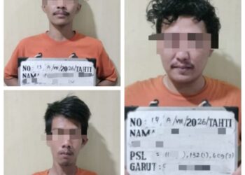Peredaran Sabu di Garut Digagalkan, Polisi Sita Puluhan Paket dan Amankan Tiga Tersangka