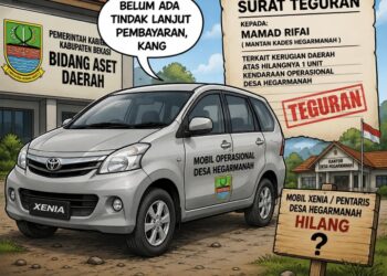 Pihak Aset Kabupaten Bekasi: Belum Ada Tindak Lanjut Pembayaran Kerugian Kendaraan Dinas oleh Mantan Kades Hegarmanah