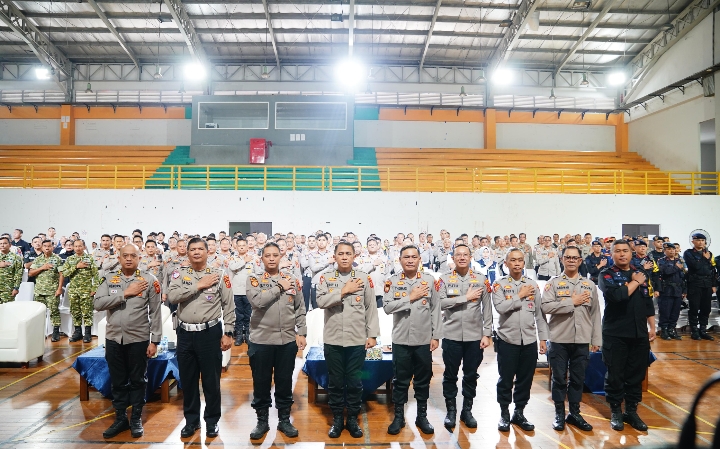 Polda Jabar Perkuat Kesiapsiagaan Personel, Tactical Wall Game Jadi Kunci Sukses Pengamanan Piala Presiden 2026