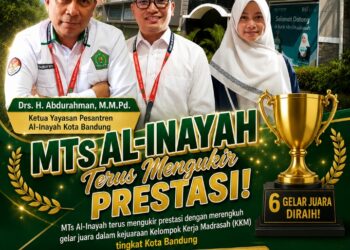 MTs Al-Inayah Terus Mengukir Prestasi, Enam Gelar Juara Jadi Bukti Pembinaan Generasi Unggul