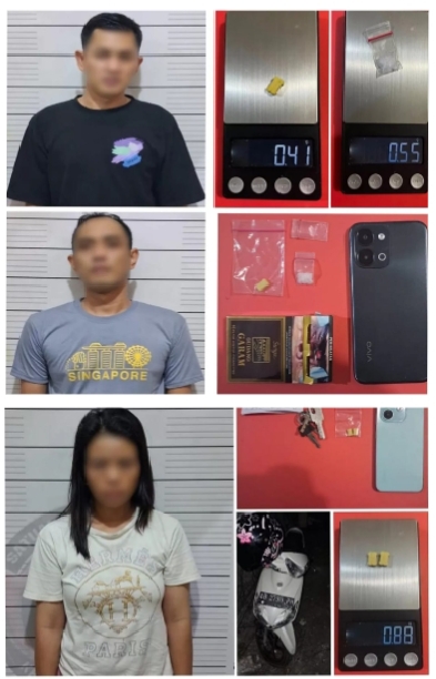 Lahat, Polda Sumsel Satres Narkoba Polres Lahat Ungkap Dugaan Peredaran Ekstasi dan Sabu, Tiga Orang Diamankan