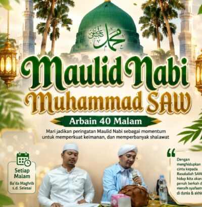 Peringatan Maulid Nabi di Kutawaringin, Ustadz Abdul Latif Ajak Masyarakat Perbanyak Sholawat