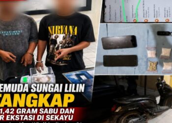 Dua Pemuda Sungai Lilin Ditangkap Bawa 51,42 Gram Sabu dan 50 Butir Ekstasi di Sekayu