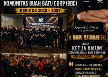H. Bagus Machdiantoro Kembali Pimpin Komunitas BBC Periode 2026-2031, Siap Perkuat Pengabdian untuk Masyarakat