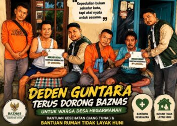 Deden Guntara Konsisten Perjuangkan Bantuan BAZNAS untuk Warga Desa Hegarmanah
