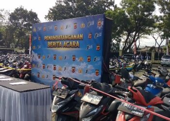 Sikat Kejahatan Jalanan di Jabar, 413 Pelaku Diciduk dan 1.016 Motor Disita