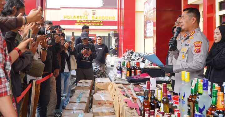 Polresta Bandung Ungkap 29 Kasus C3, 36 Tersangka Diamankan dalam Periode Juni-Juli 2026