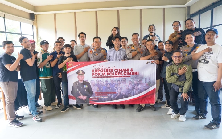 Kapolres Cimahi AKBP Moh. Faruk Rozi, S.H., S.I.K., M.Si. Menggelar Silaturahmi Bersama para Awak Media di Kota Baru Parahyangan
