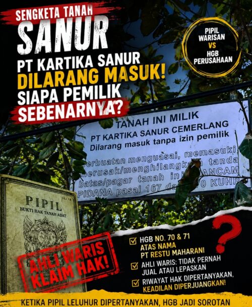 Pura Sambiyangan dan Pura Ketapang Kembar, Saksi Sejarah Tanah Sebelum Indonesia Merdeka, Kini Terseret dalam Sengketa HGB PT Restu Maharani dan PT Kartika Sanur Cemerlang