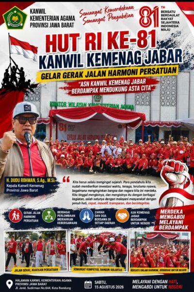 Kenang Jasa Pendahulu, Kemenag Jabar Ajak ASN Isi Kemerdekaan dengan Pelayanan Berdampak